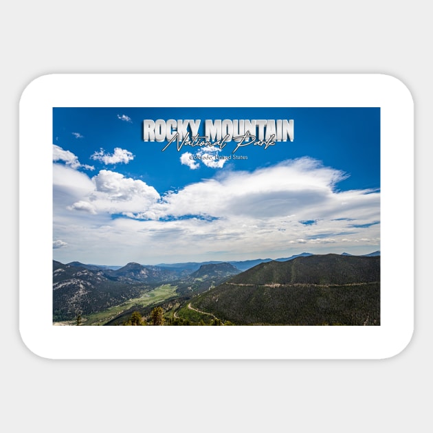 Rocky Mountain National Park Sticker by Gestalt Imagery